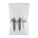 Pair of Black Universal Motorcycle Foot Pegs Bracket Folding Engine Crash Bar