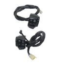 Motorcycle 1 Inch Handlebar Control Switches Black Wiring Harness for Harley 1996-2012