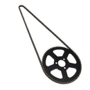 Motorcycle 68T Rear Chain Sprocket & 68 Links Chain for 49cc Mini Pocket Bike