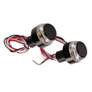 2 Pieces Motorcycle Handlebar Turn Signal Light Grip Bar Plug Strobe Side End LED Lamp Universal