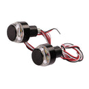 2 Pieces Motorcycle Handlebar Turn Signal Light Grip Bar Plug Strobe Side End LED Lamp Universal