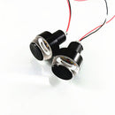 2 Pieces Motorcycle Handlebar Turn Signal Light Grip Bar Plug Strobe Side End LED Lamp Universal