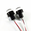 2 Pieces Motorcycle Handlebar Turn Signal Light Grip Bar Plug Strobe Side End LED Lamp Universal