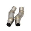 51mm Slip On Exhaust Middle Link Adapter Pipe for Kawasaki Z1000