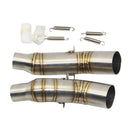 51mm Slip On Exhaust Middle Link Adapter Pipe for Kawasaki Z1000