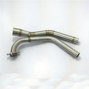 Motorcycle Exhaust Front Connect Pipe Exhaust Tube For YAMAHA R15 2008-2017