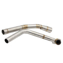 Motorcycle Exhaust Front Connect Pipe Exhaust Tube For YAMAHA R15 2008-2017