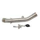 MMotorcycle Connecting Mid Link Pipe Slip on Exhaust for Kawasaki Z800 2013-2016