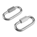 2pcs M10 10mm Marine Quick Link Shackle Repair Chains for Boats -Stainless Steel 316
