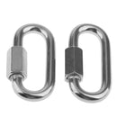 2pcs M10 10mm Marine Quick Link Shackle Repair Chains for Boats -Stainless Steel 316
