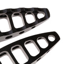 Black Foot Peg Foot Rest Pedal For Harley XL883 Dyna Breakout 1200 Fat Boy