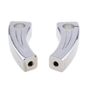 Chrome Motorcycle Handlebar Pullback Risers (1'' Bar) for Harley Iron Horse