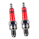 Pack of 2 Spark Plug A7TC A7TJC 3 Electrode for GY6 50cc-125cc Moped Scooter ATV Quads