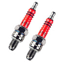 Pack of 2 Spark Plug A7TC A7TJC 3 Electrode for GY6 50cc-125cc Moped Scooter ATV Quads