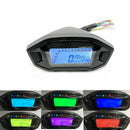 Motorcycle Motorbike LCD Digital Tachometer Speedometer Odometer Gauge Backlight 13000RPM