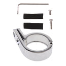 Chrome Motorcycle Handlebar Mount Clamp Bracket Clock 32mm For Harley