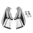 Chrome Mid Frame Air Heat Deflectors Trim For Harley Street Electra Glide