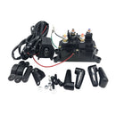 12VDC ATV UTV Solenoid Relay Contactor+Winch Rocker Thumb Switch Wiring Combo