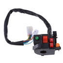 Black 7/8" 22mm Handlebar Horn Turn Signal Light Start Control Switch for Honda