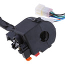 Black 7/8" 22mm Handlebar Horn Turn Signal Light Start Control Switch for Honda