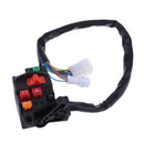 Black 7/8" 22mm Handlebar Horn Turn Signal Light Start Control Switch for Honda
