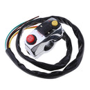 LED Light Handlebar Horn Turn Signal Light Controller Switch for Motorcycle