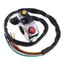 LED Light Handlebar Horn Turn Signal Light Controller Switch for Motorcycle