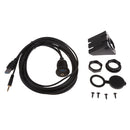 3.5mm AUX Socket Extension USB 3.0 Car Boat Marine Motorcycle Dashboard Flush Mount Panel Cable 2m