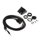 3.5mm AUX Socket Extension USB 3.0 Car Boat Marine Motorcycle Dashboard Flush Mount Panel Cable 2m
