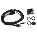 3.5mm AUX Socket Extension USB 3.0 Car Boat Marine Motorcycle Dashboard Flush Mount Panel Cable 2m