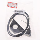 3.5mm Male to 3.5mm Female Dashboard Flush Mount 3.5mm 1/8 AUX Audio Extension Cable for Car Boat Motorcycle 1 Meter