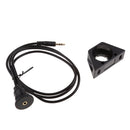 3.5mm Male to 3.5mm Female Dashboard Flush Mount 3.5mm 1/8 AUX Audio Extension Cable for Car Boat Motorcycle 1 Meter