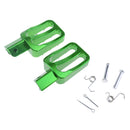 Brand New Green Motorcycle Foot Pegs Bracket Fit for Dirt Pit Bike