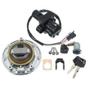 Fuel Tank Cap Ignition Switch Seat Lock Keys Mounting Kit for Honda