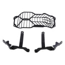 Head Light Grill Guard Cover Protector Black For 2013-2016 BMW R1200GS ADV
