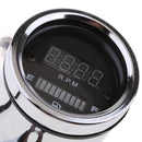 12V LED Digital RPM Odometer Tachometer Oil Fuel Gauge for Motorcycle