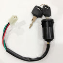 Motorcycle Ignition Switch Key with 4 Wire for Scooter ATV Moto Accessories