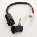 Motorcycle Ignition Switch Key with 4 Wire for Scooter ATV Moto Accessories