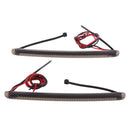 2pcs Plastic LED Front Fork Turn Signal Light Bars for Motorcycle 43/46mm