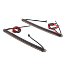 2pcs Plastic LED Front Fork Turn Signal Light Bars for Motorcycle 43/46mm