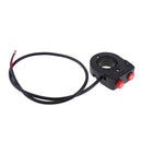 Scooter 7/8" Handlebar Switches Headlight Start Switch 2 Buttons Waterproof