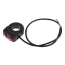 Scooter 7/8" Handlebar Switches Headlight Start Switch 2 Buttons Waterproof