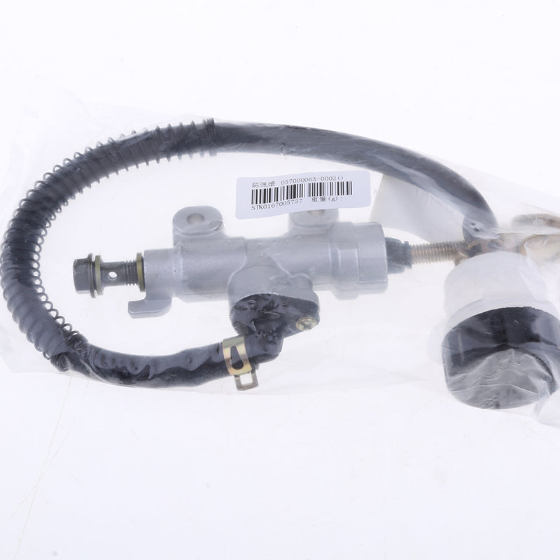 1 Set Rear Hydraulic Brake Master Cylinder Pump Fluid Reservoir for ATV