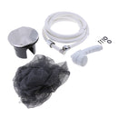 Boat Marine Transom Shower W/ Nylon Hose & White Plastic Sprayer Kit