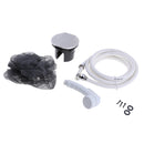 Boat Marine Transom Shower W/ Nylon Hose & White Plastic Sprayer Kit