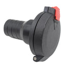 Black Nylon 38mm 1 1/2" Fuel Gas Deck Filler Flush Mount for Boat Yachts