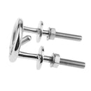 Stainless Steel Transom Mount Tow Eye 2-1/2" Ring Hitch Hook Water Ski Boat