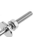 Stainless Steel Transom Mount Tow Eye 2-1/2" Ring Hitch Hook Water Ski Boat