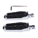 Front Tombstone Foot Peg Footrests For Harley Touring Electra Glide Chrome