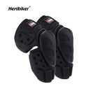 HEROBIKER Adult Knee/Shin Guard Motocross Motorcycle Racing Armour Black
